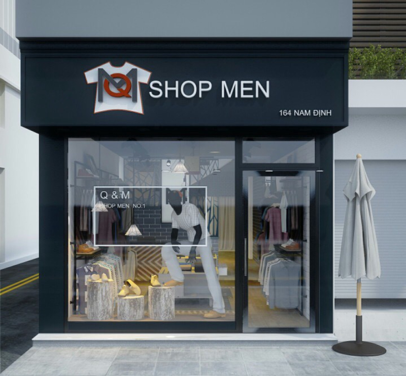 Mẫu biển quảng cáo shop quần áo đẹp