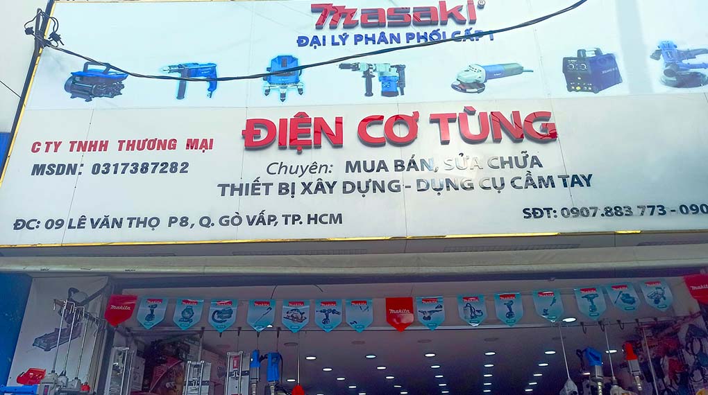 Mẫu biển quảng cáo điện nước đẹp