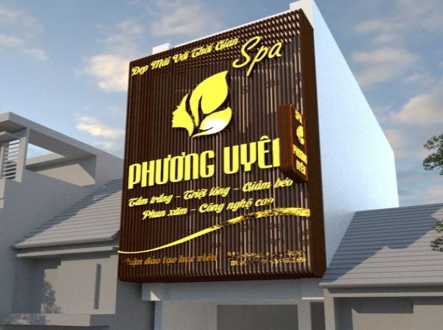 Những mẫu bảng hiệu spa đẹp