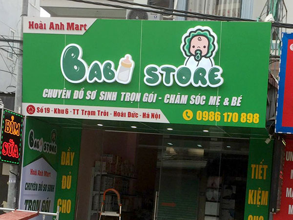 Biển quảng cáo sữa