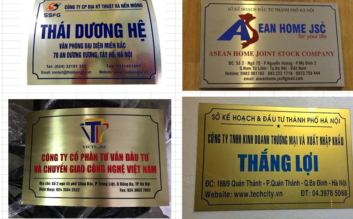 Thiết kế biển hiệu công ty