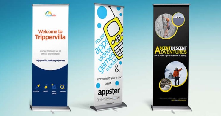 Thiết kế standee quảng cáo