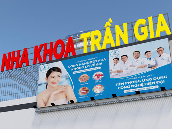 Thiết kế bảng quảng cáo nha khoa chuyên nghiệp