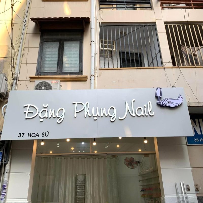 Mẫu bảng hiệu nail đẹp thu hút mọi ánh nhìn