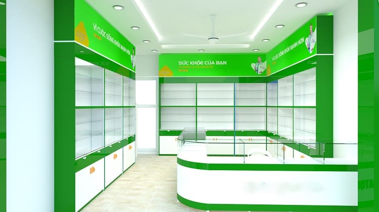 Thi công biển hiệu quầy thuốc tây