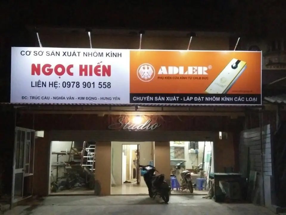 Thiết Kế Biển Quảng Cáo Nhôm Kính