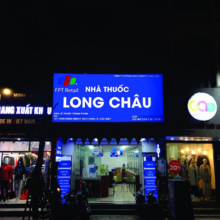 Thi Công Bảng Hiệu Hộp Đèn Đứng