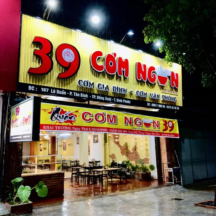 Thiết Kế Bảng Hiệu Quán Ăn Đẹp